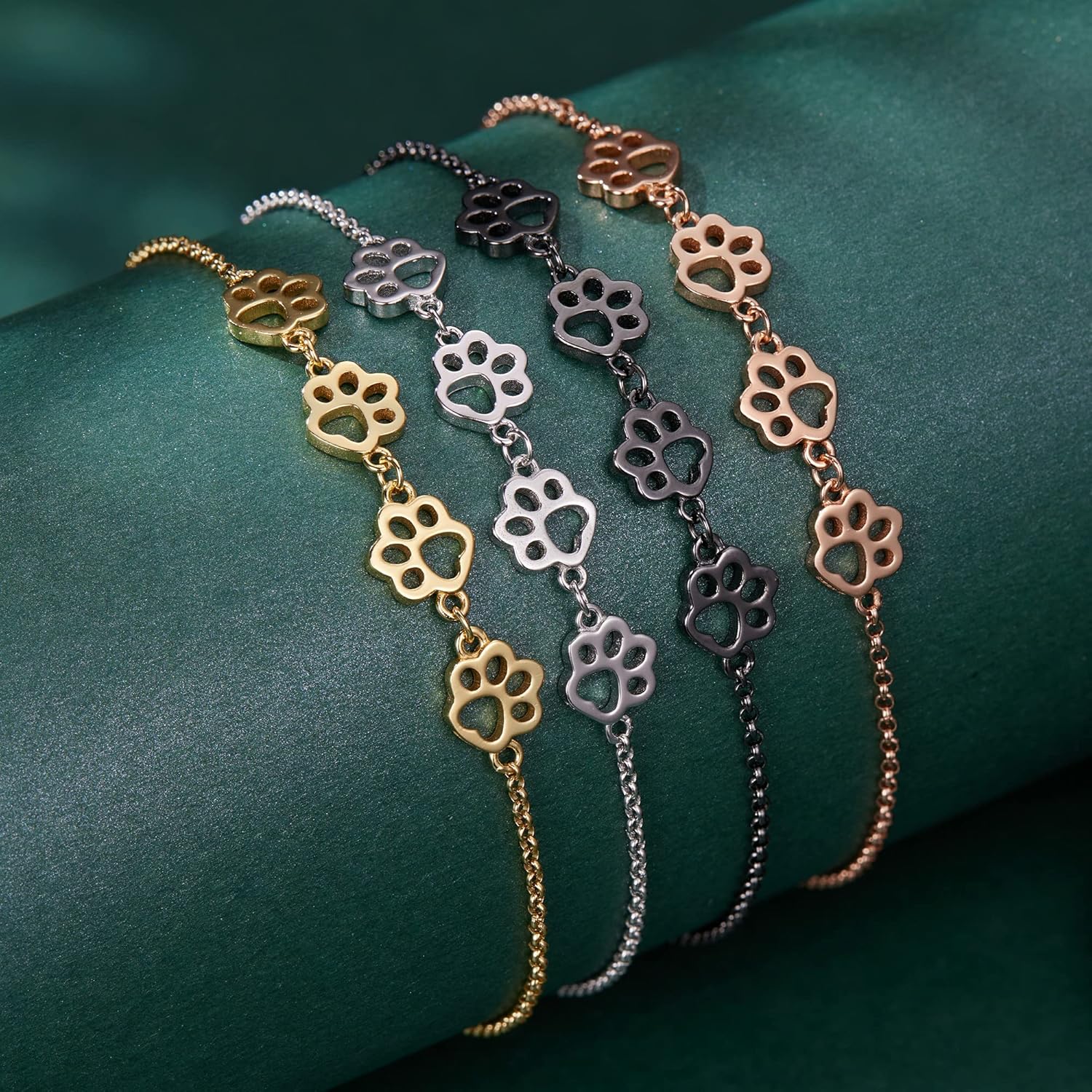 Paw Print Bracelet – Adjustable Fit