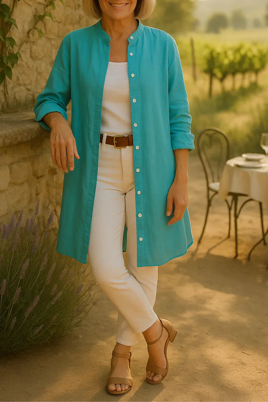 Camilya™ | Flared Cotton Shirt