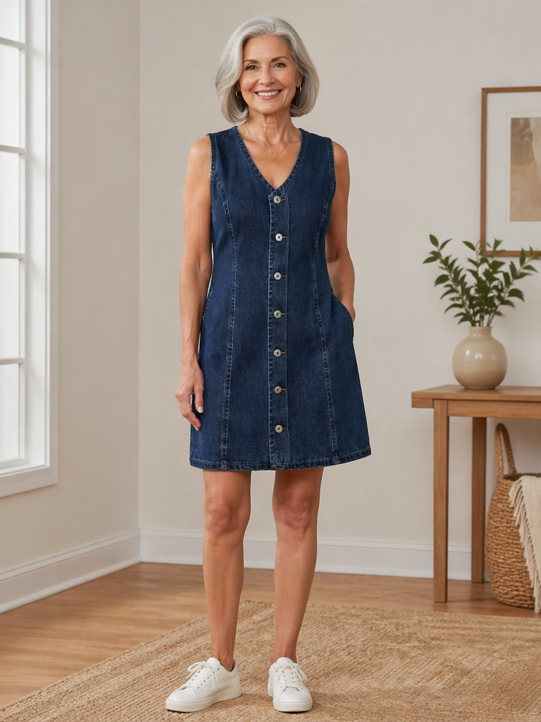 Olivia | Casual Denim Dress