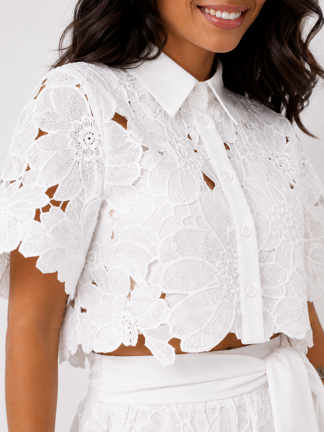 Eva | Elegant Lace Two-Piece Set