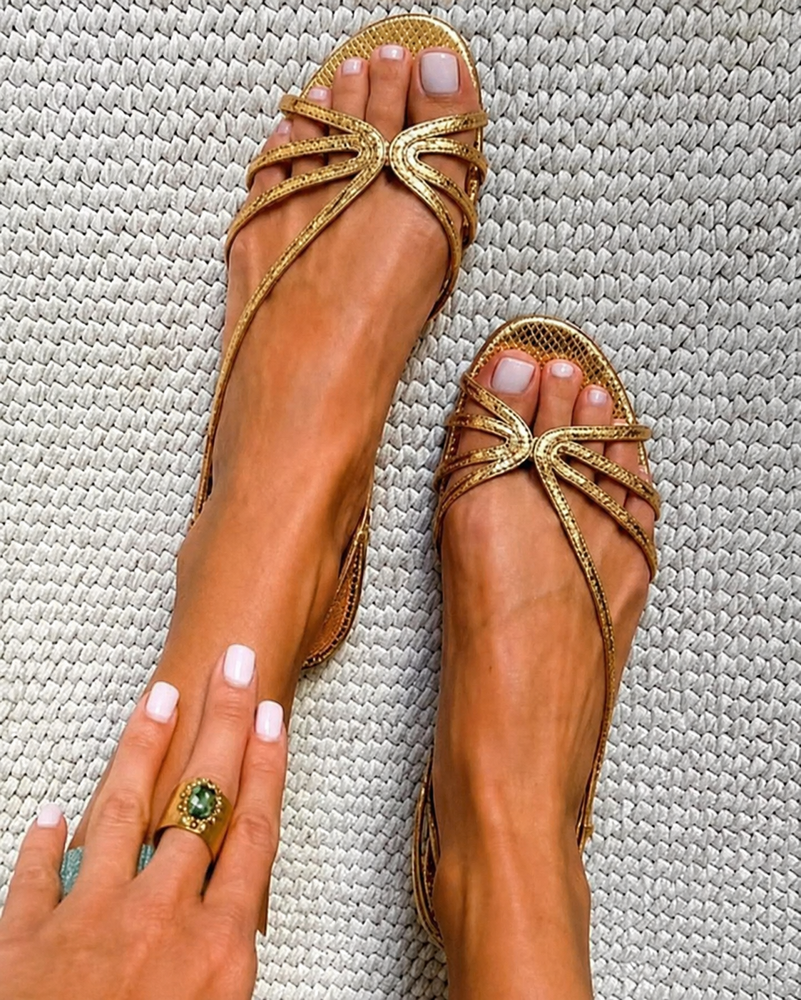 Serafina | Golden Summer Essence Sandals
