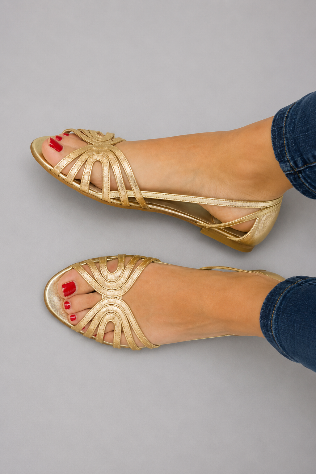 Eleonora | Golden Summer Light Sandals