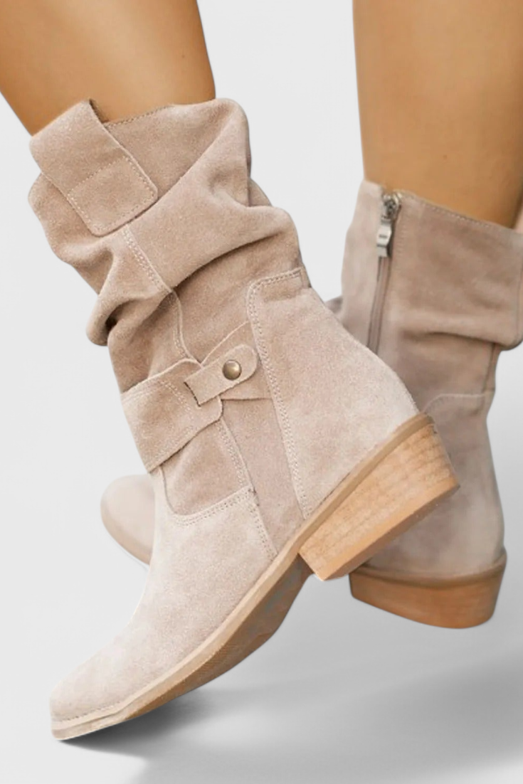 Aria™ | Elegant Suede Ankle Boots