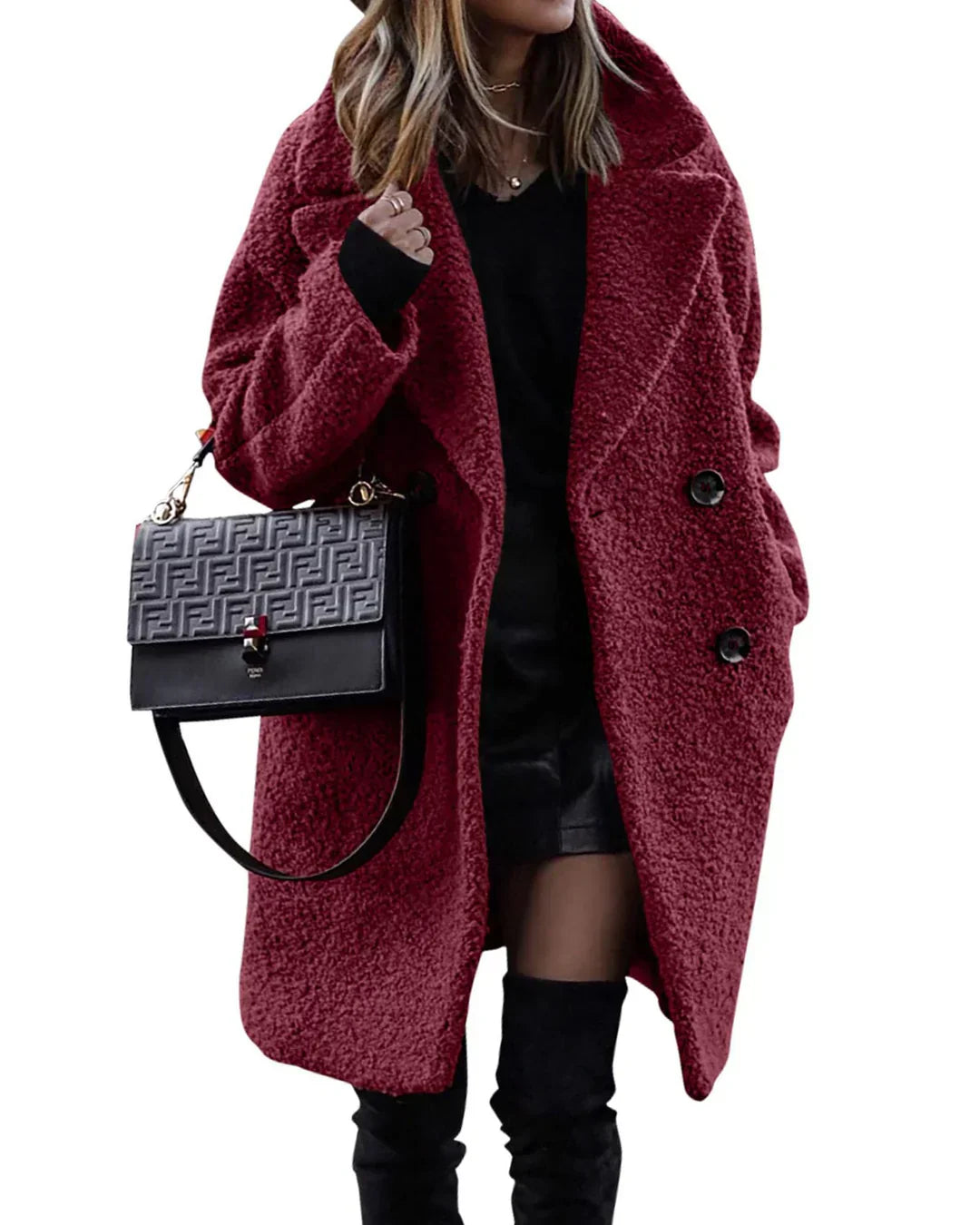 Susan™ | Long Plush Coat