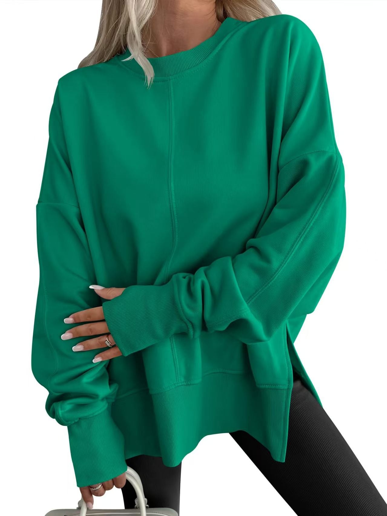 Comfortable Oversized Drop-Shoulder Sweatshirt