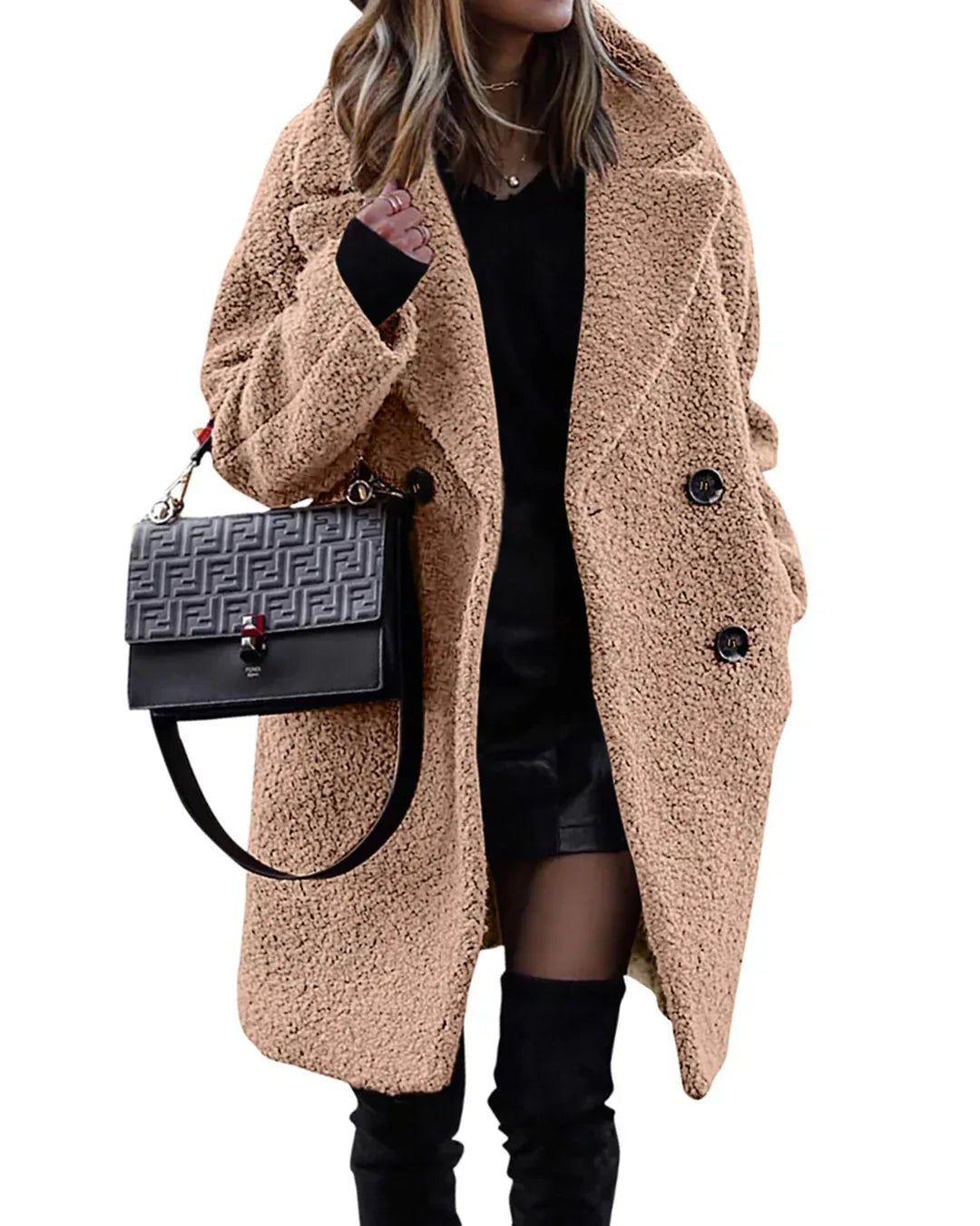 Susan™ | Long Plush Coat