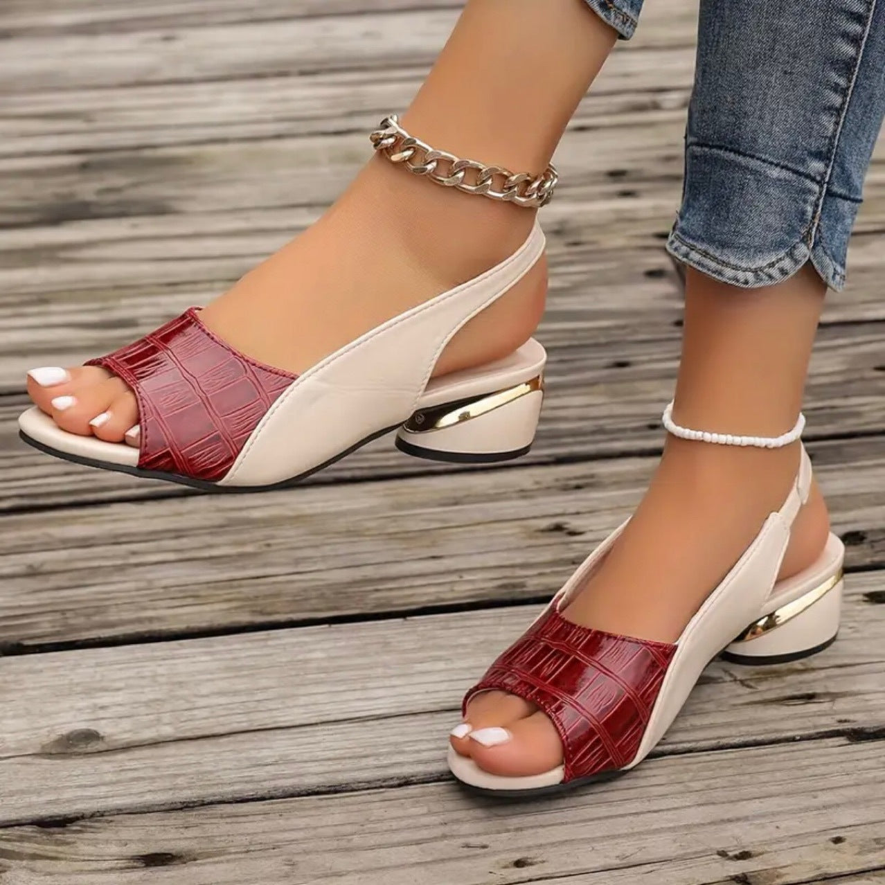 Florence™ | Women's Block Heel Slingback Sandals