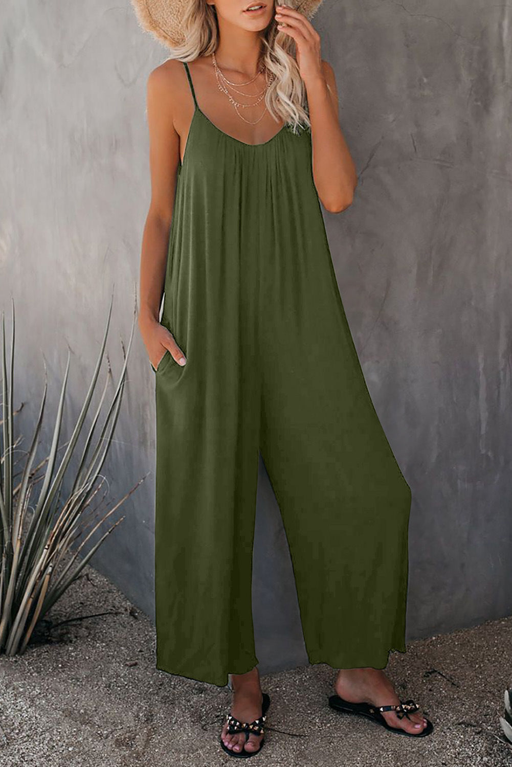 Rio™ | Elegant Flowy Jumpsuit with Pockets