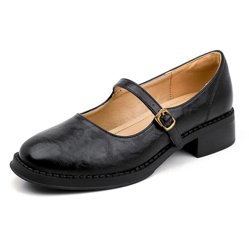 Jeanne - Vintage T-Strap Shoes
