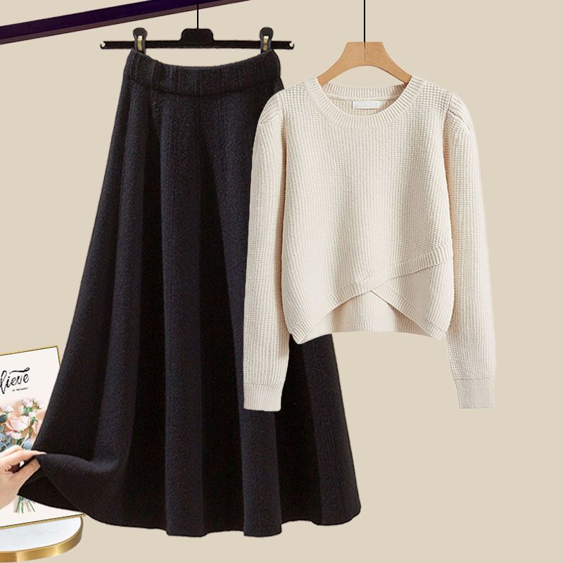 Anne™ | Elegant Knit Set with Sweater and Skirt