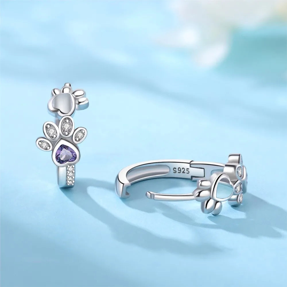 Paw Huggie Earrings
