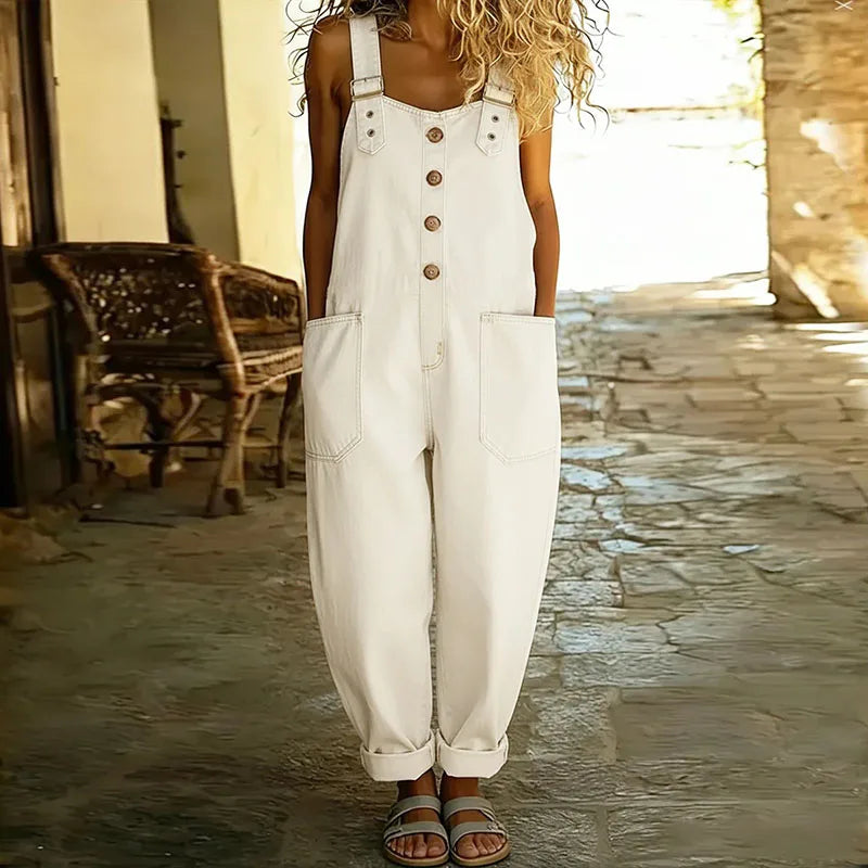 Mae™ | Vintage Denim-Look Overall