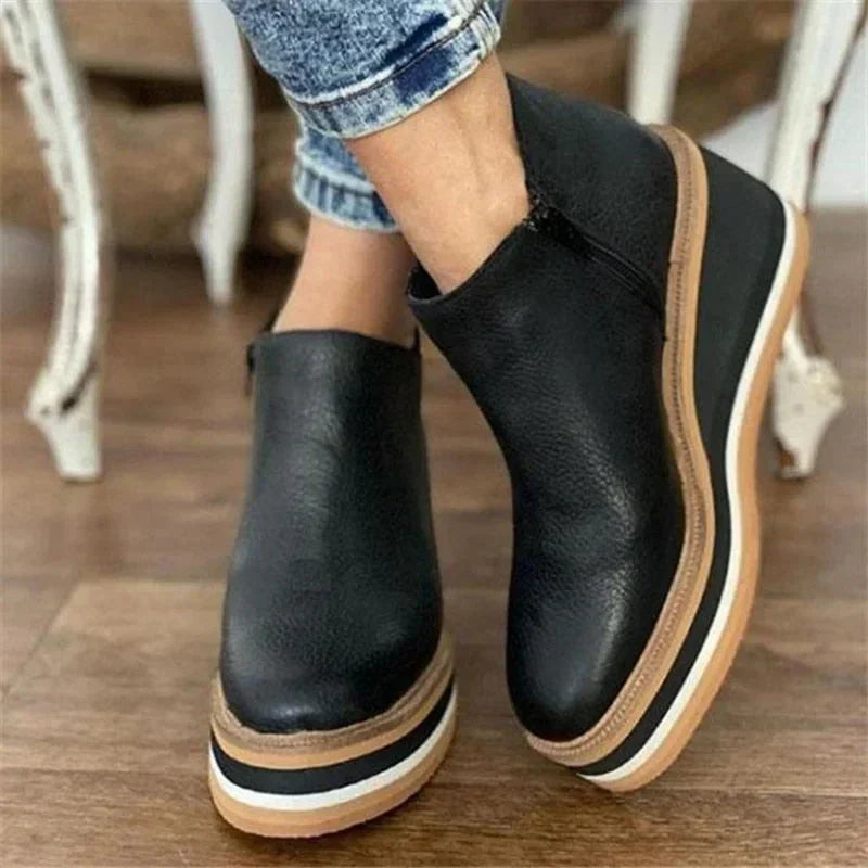 Danise™ | Elegant Platform Ankle Boots