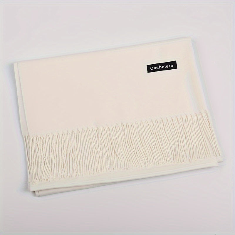 Classic Warm Cashmere Winter Scarf