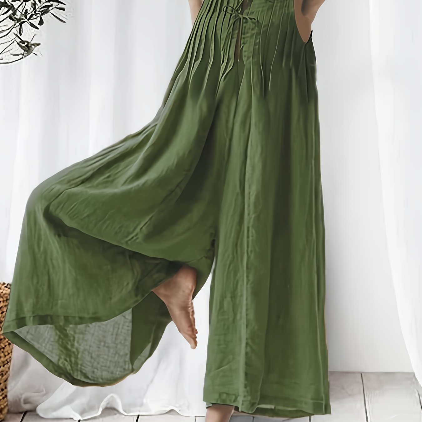 Nivada™ | Elegant Pleated Jumpsuit