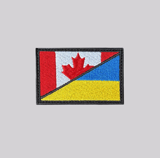 Canada-Ukraine Flag Patch – Symbol of Unity and Solidarity