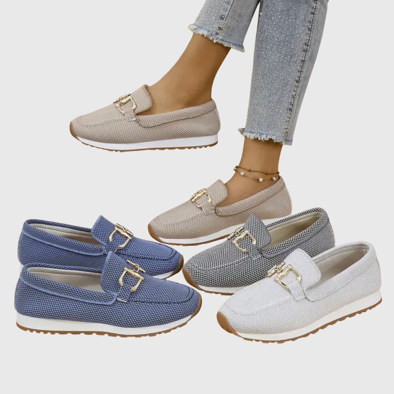 ChainStep™ | Women's Orthopedic Moccasin Trainers