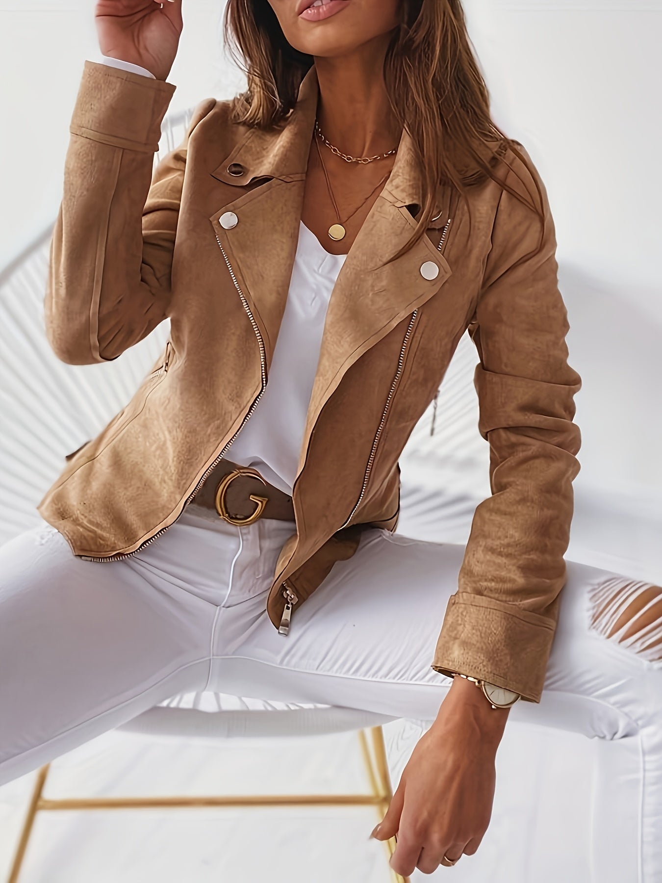 Camille™ | Elegant Zip Jacket