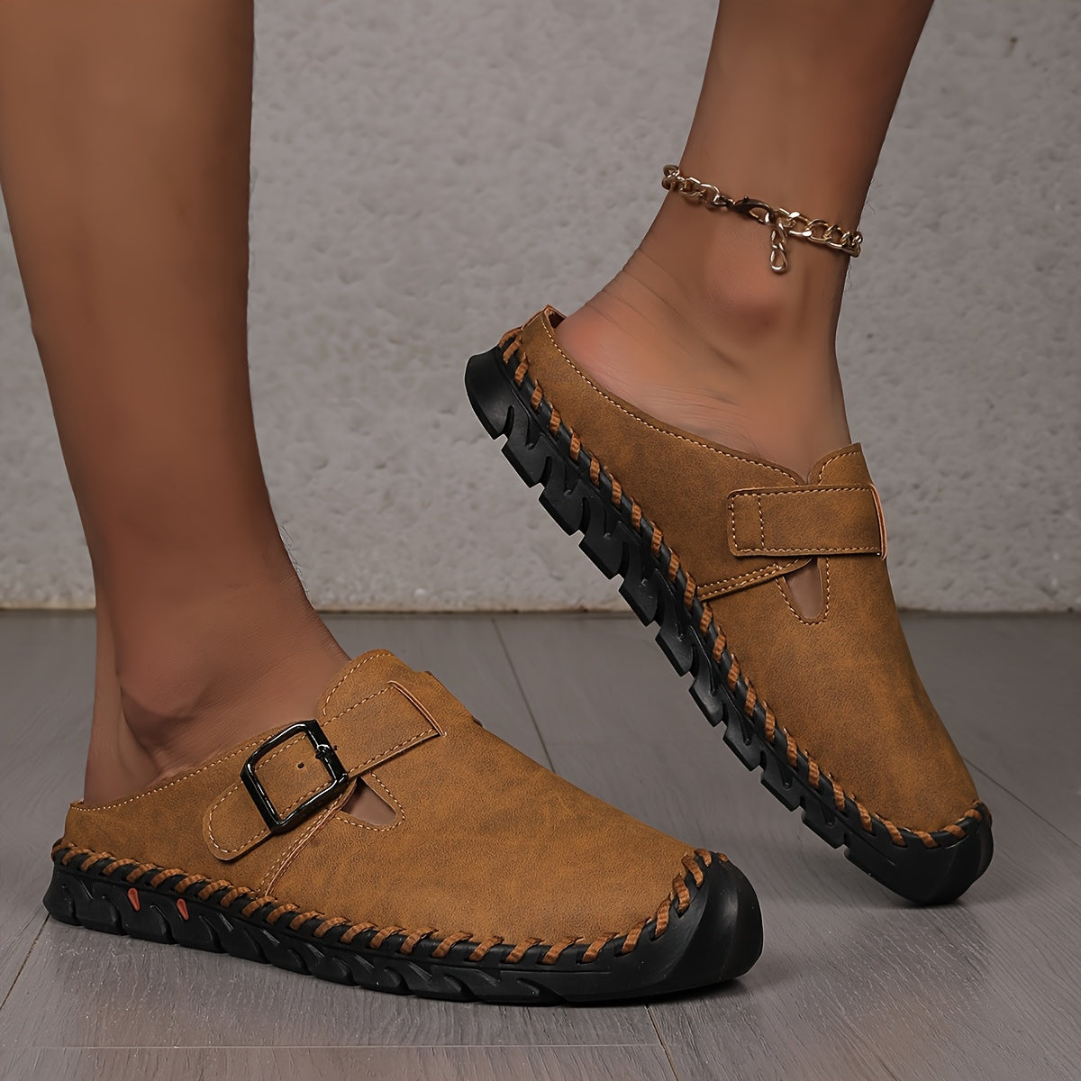 Marly – Comfort Mule with Buckle