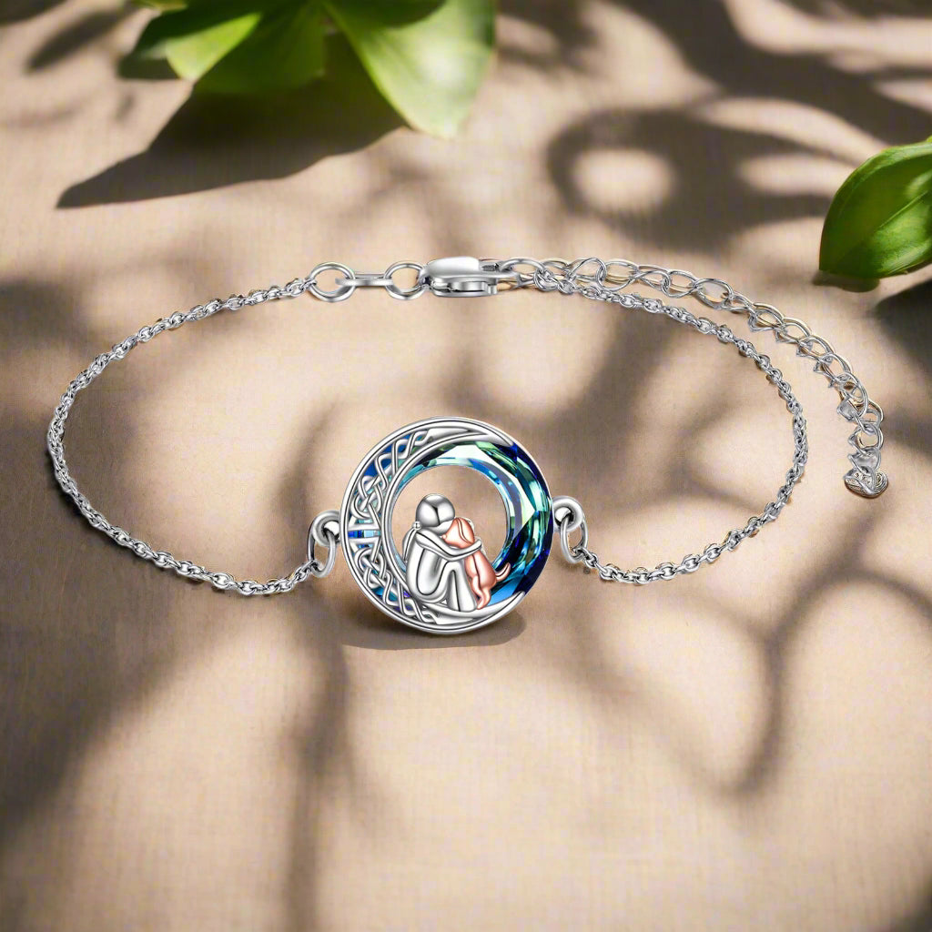 Adjustable Dog Charm Bracelet