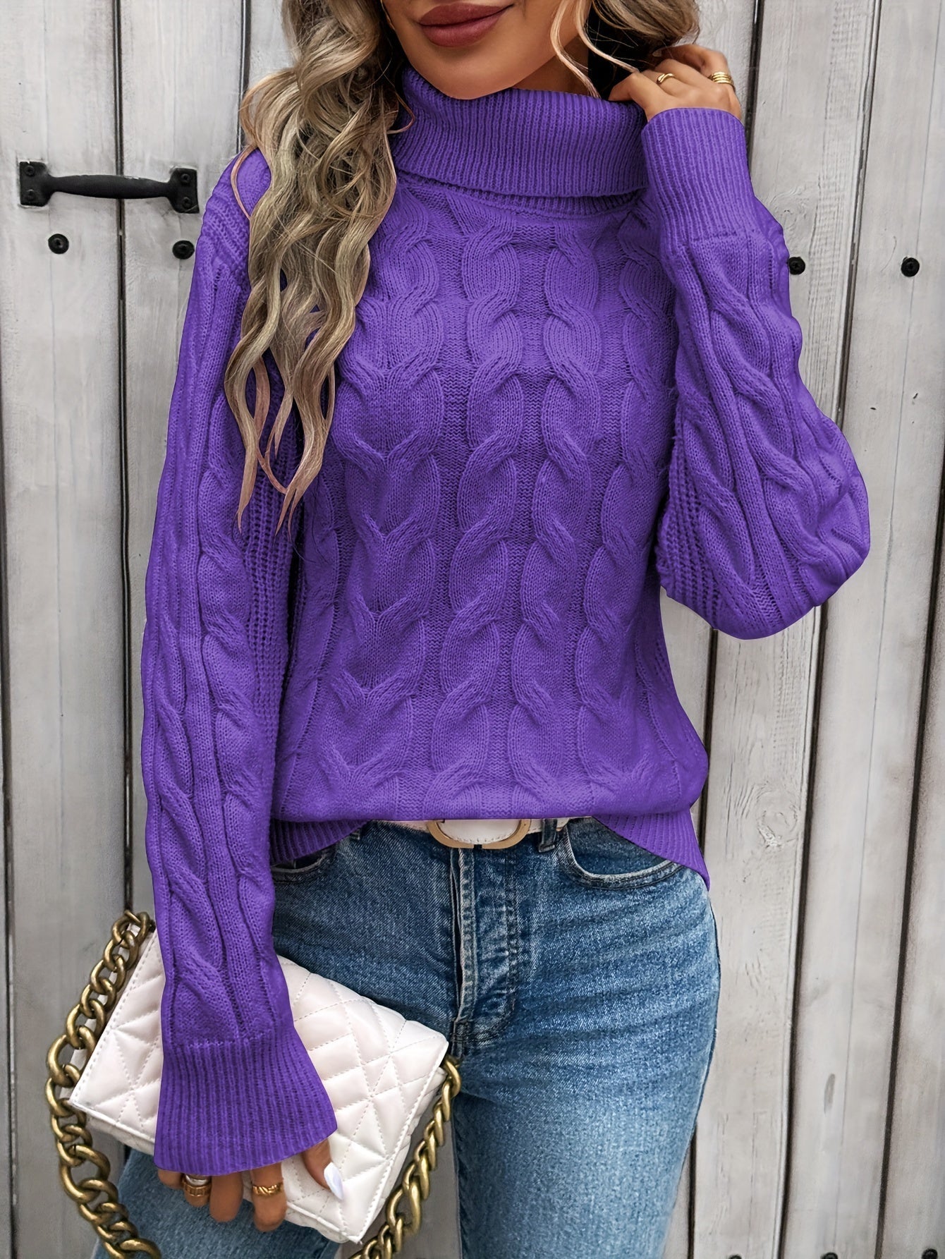 Anna™ | Elegant Round Neck Knit Sweater
