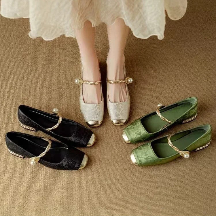 Mestelle™ | Elegant Leather Mary Janes