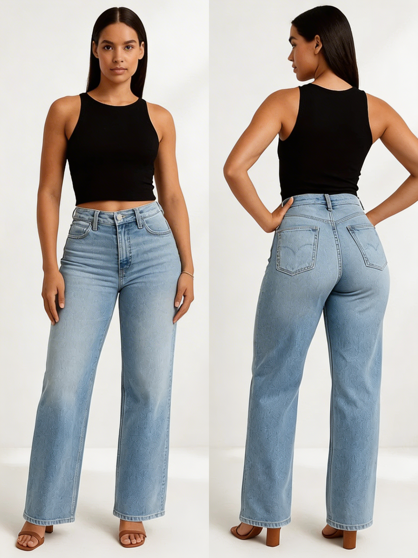 CurveLift™ | BBL Wide Leg Jeans