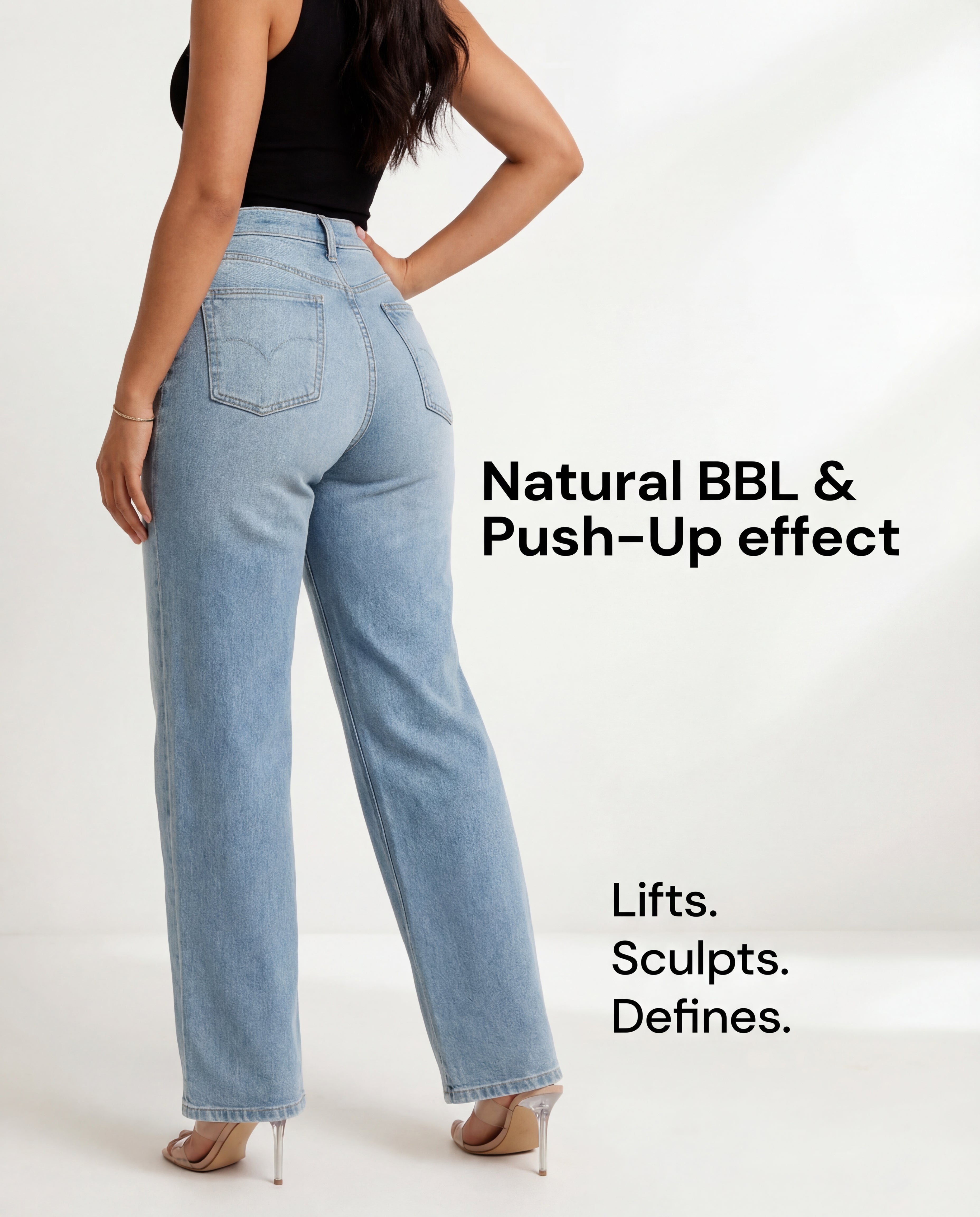 CurveLift™ | BBL Wide Leg Jeans
