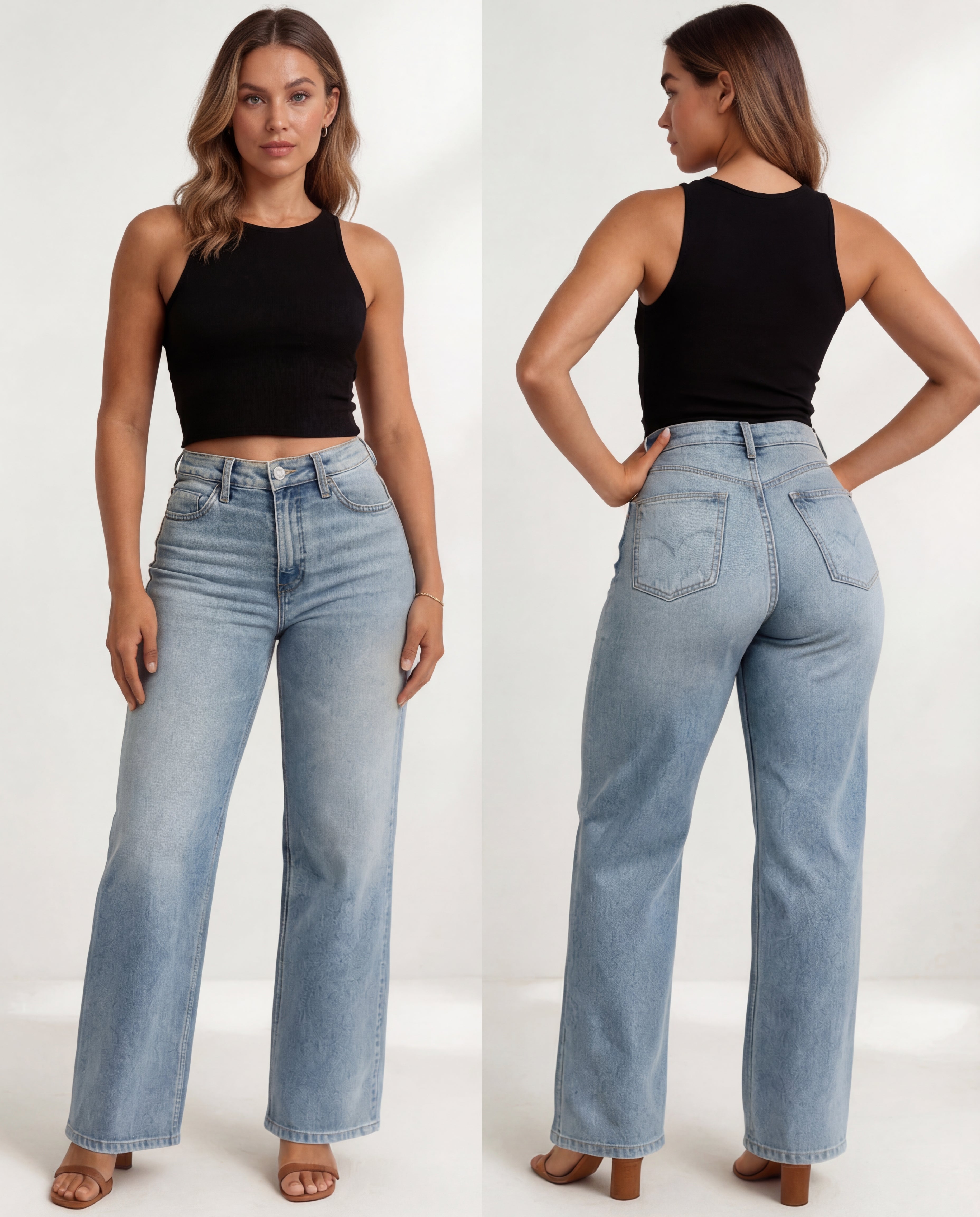 CurveLift™ | BBL Wide Leg Jeans