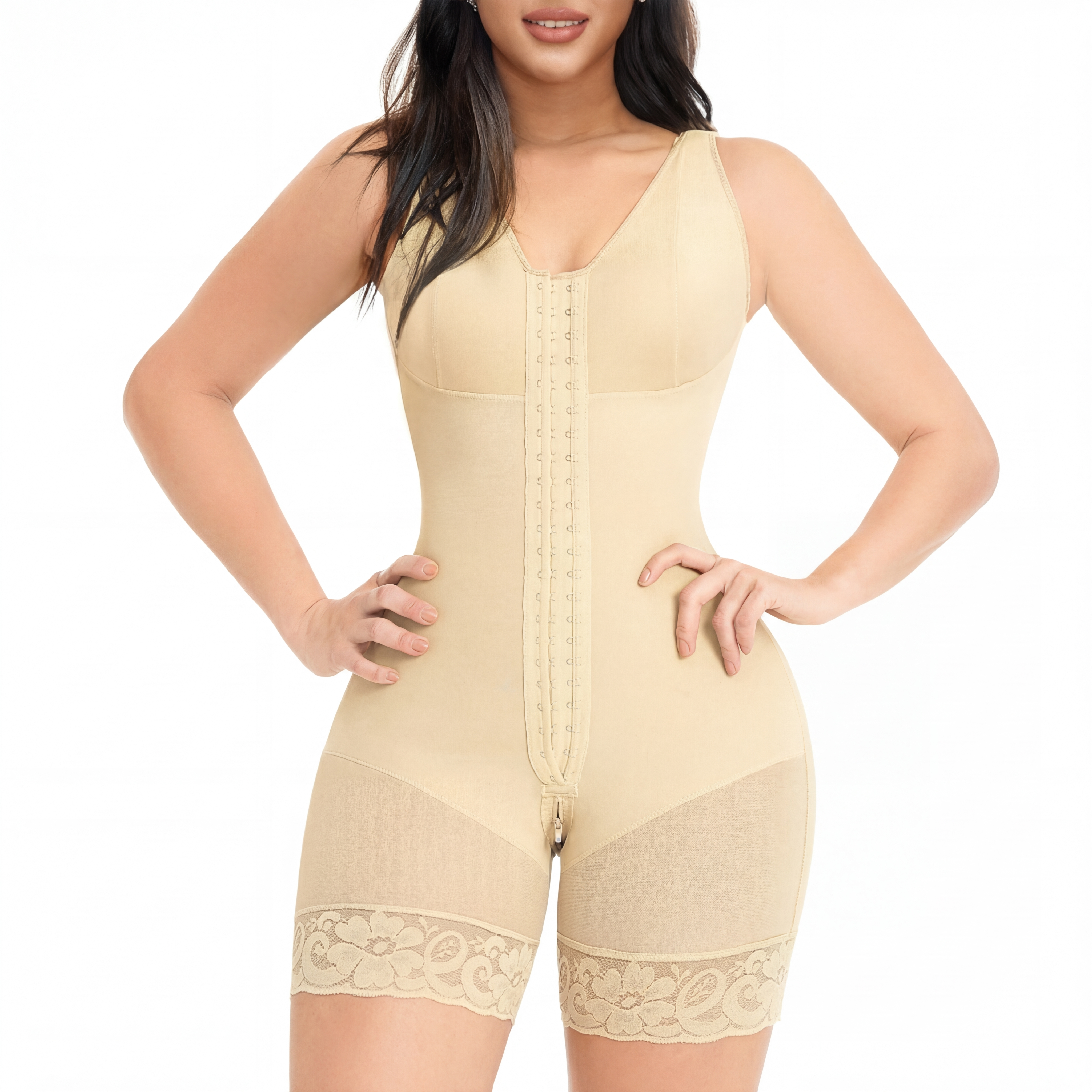 ShapeBody™ | Colombian Faja Full Body Shaper with Zipper