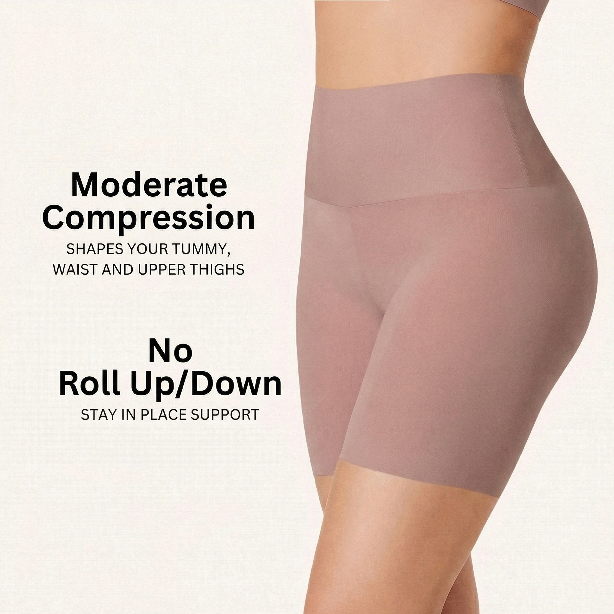 ShapeShorts™ | Anti-Roll High Waist Shaper Shorts