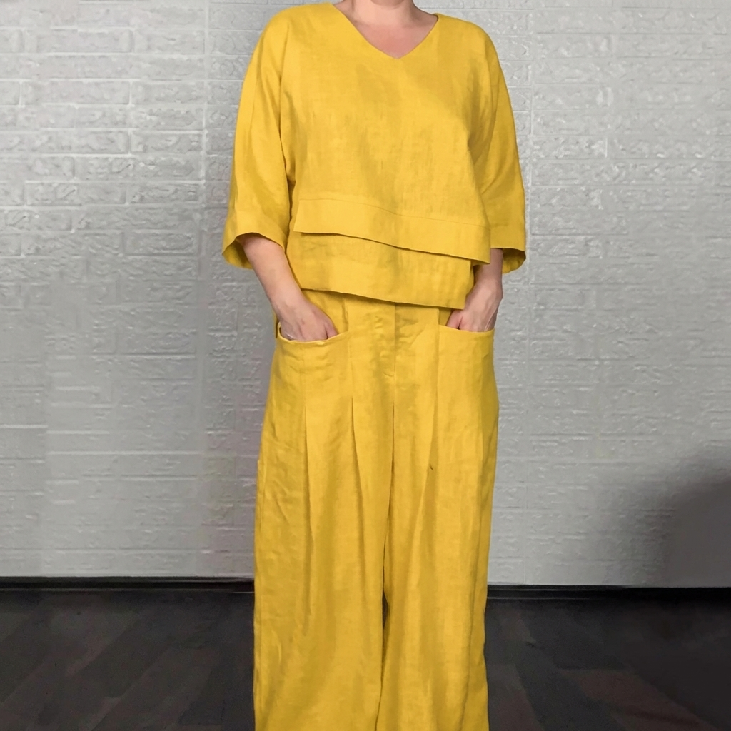 LinenFlow™ | Women's 2-Piece Linen Co-ord Set