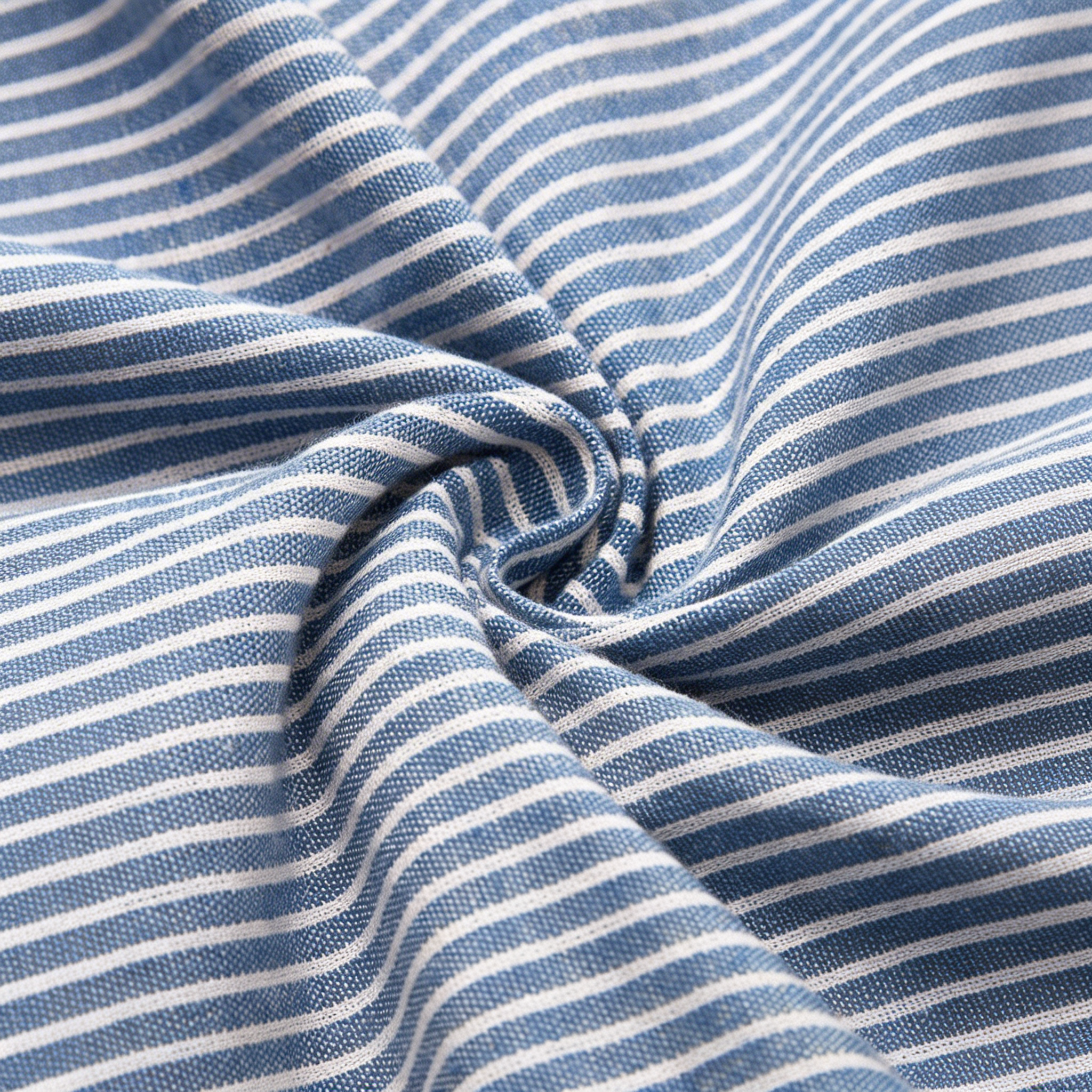 Brienne™ | Women's Striped Linen Midi Dress