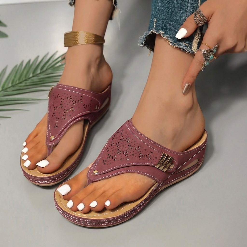 Archella™ | Women's Orthopedic Wedge Flip Sandals