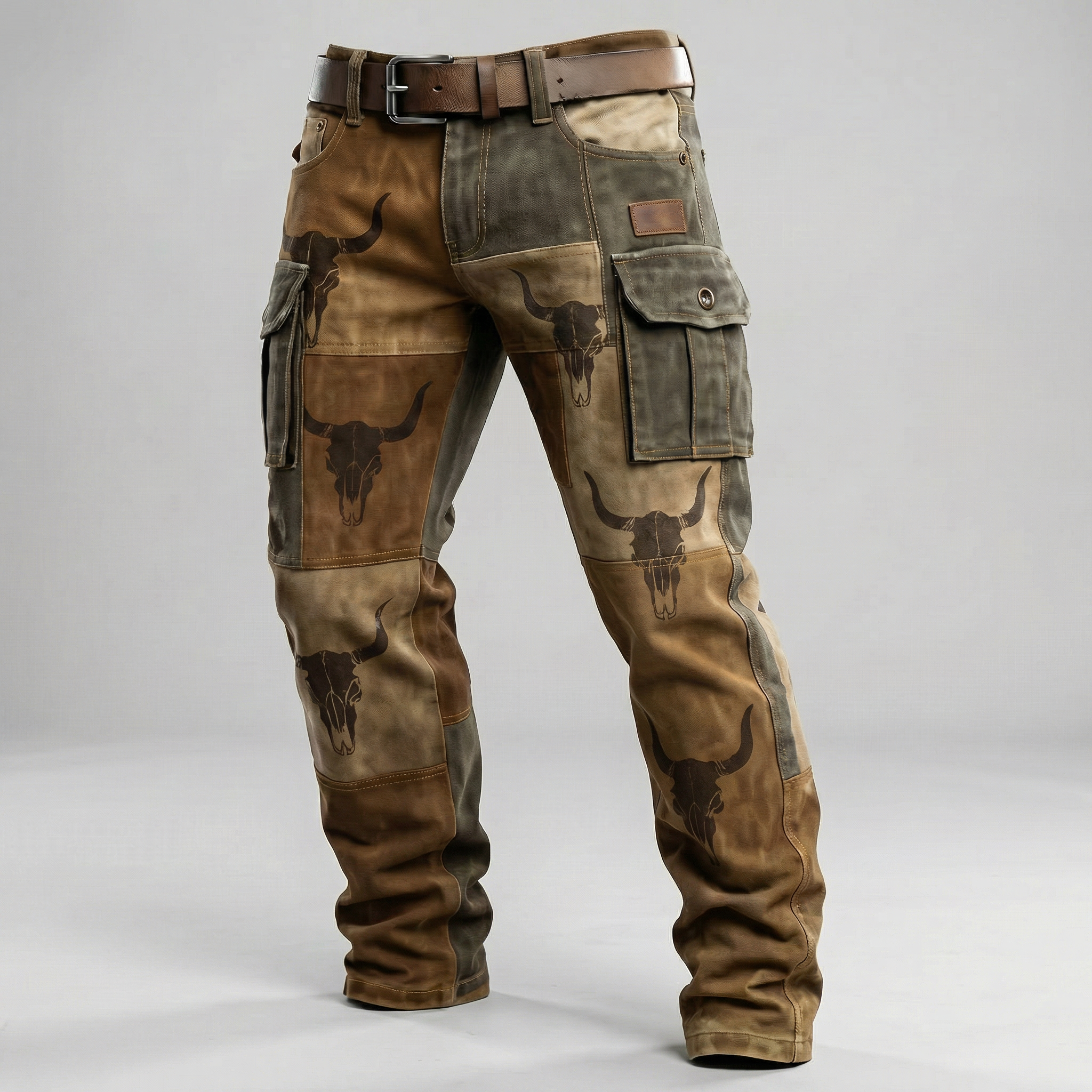 PatchStreet™ | Men's Patchwork Cargo Pants