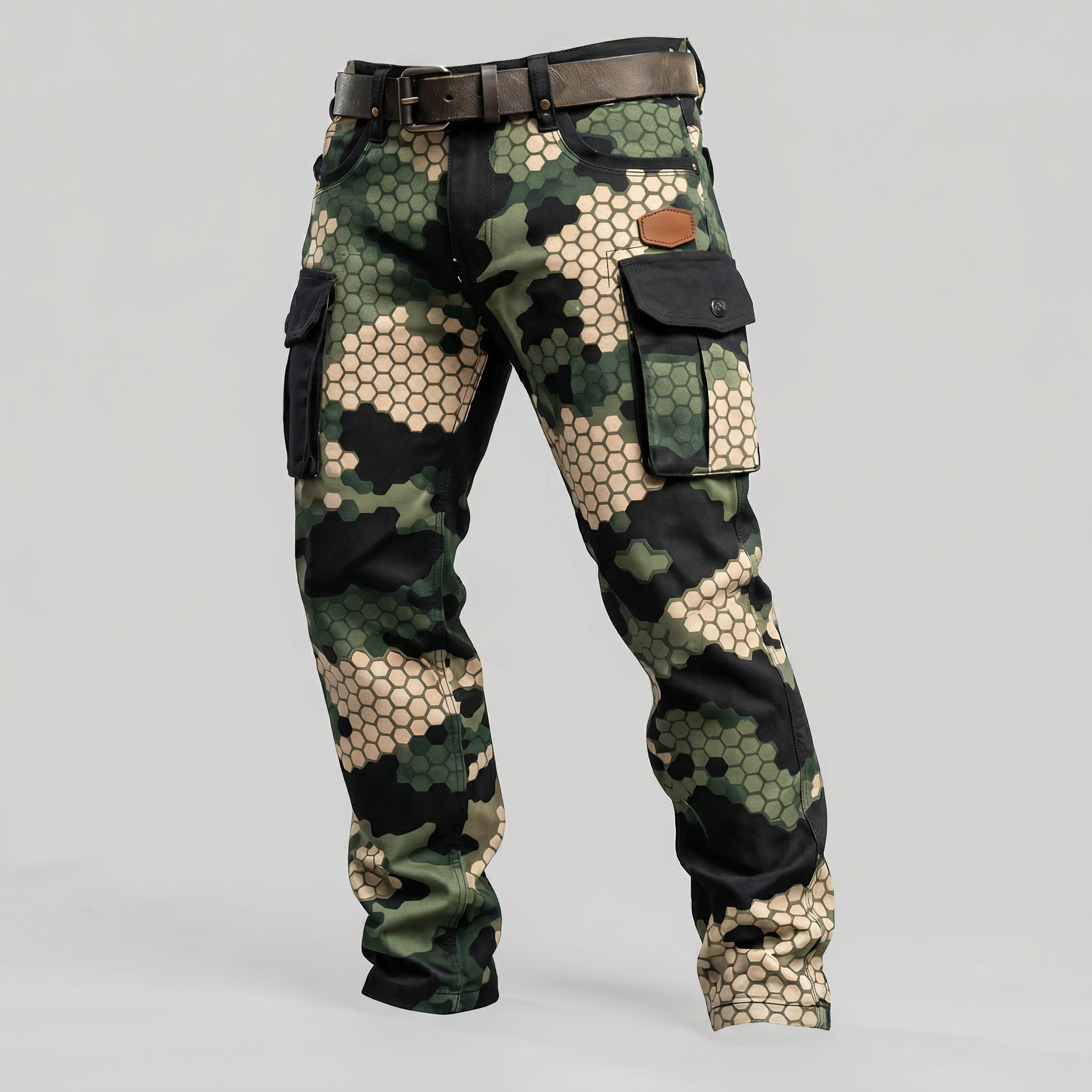 PatchStreet™ | Men's Patchwork Cargo Pants