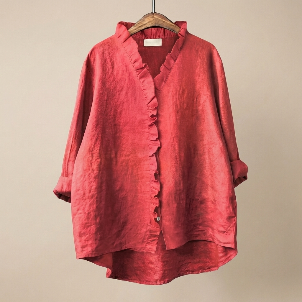 FloraRuffle™ | Women's Artistic Blouse