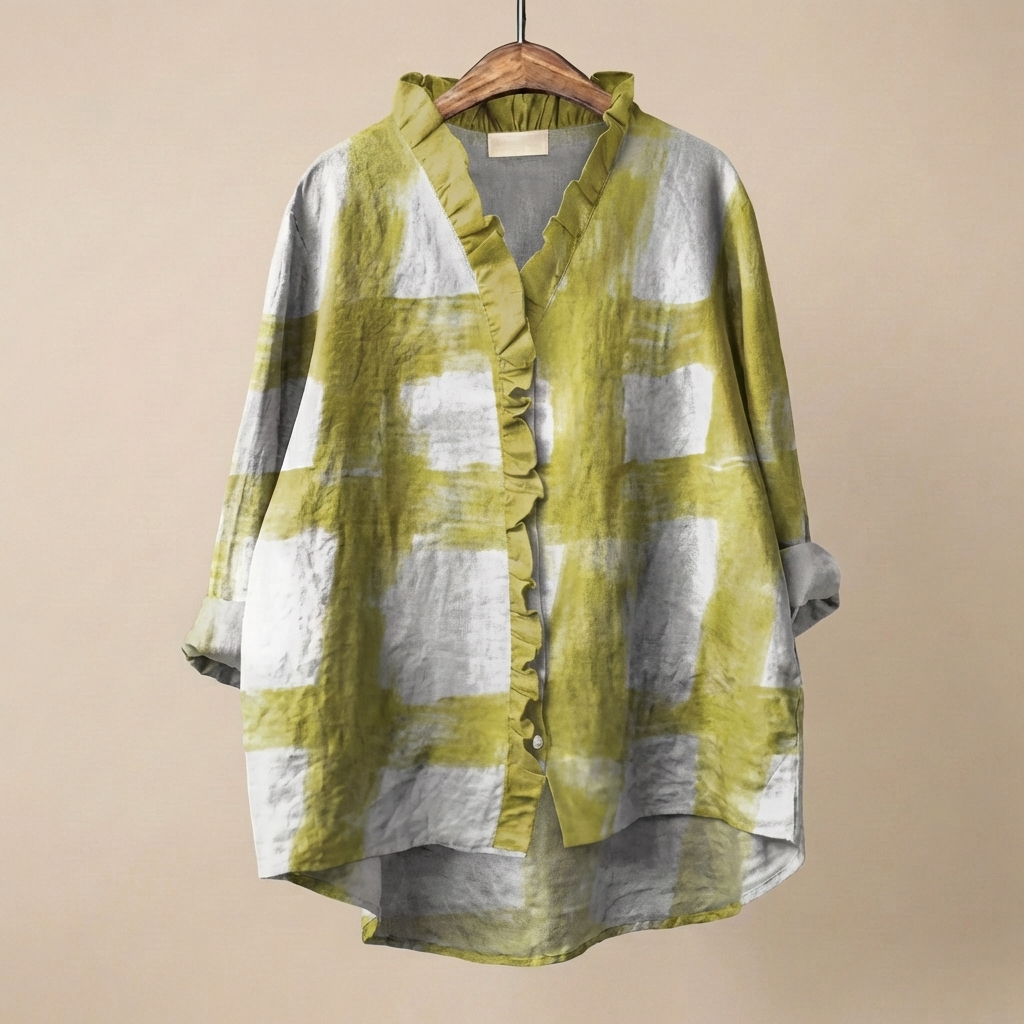 FloraRuffle™ | Women's Artistic Blouse