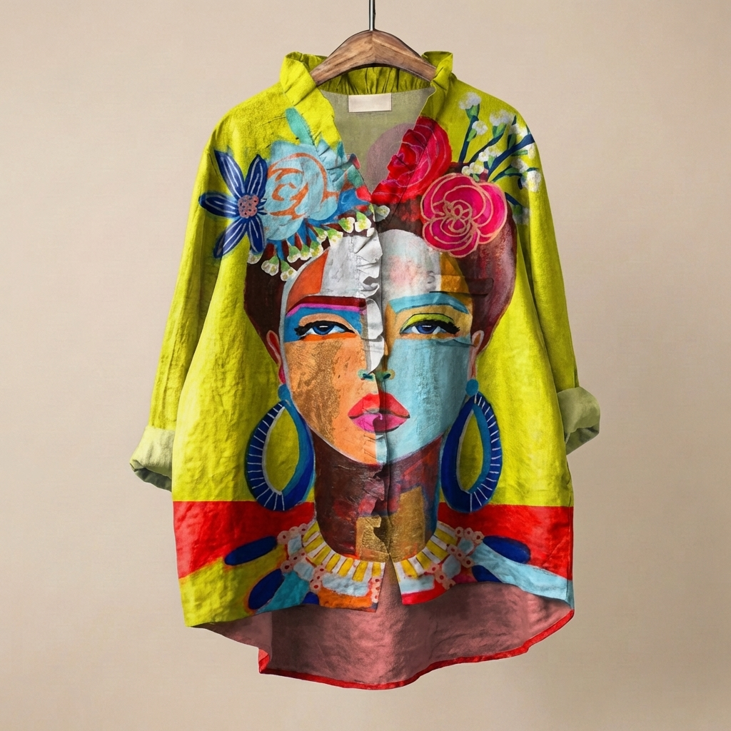 FloraRuffle™ | Women's Artistic Blouse
