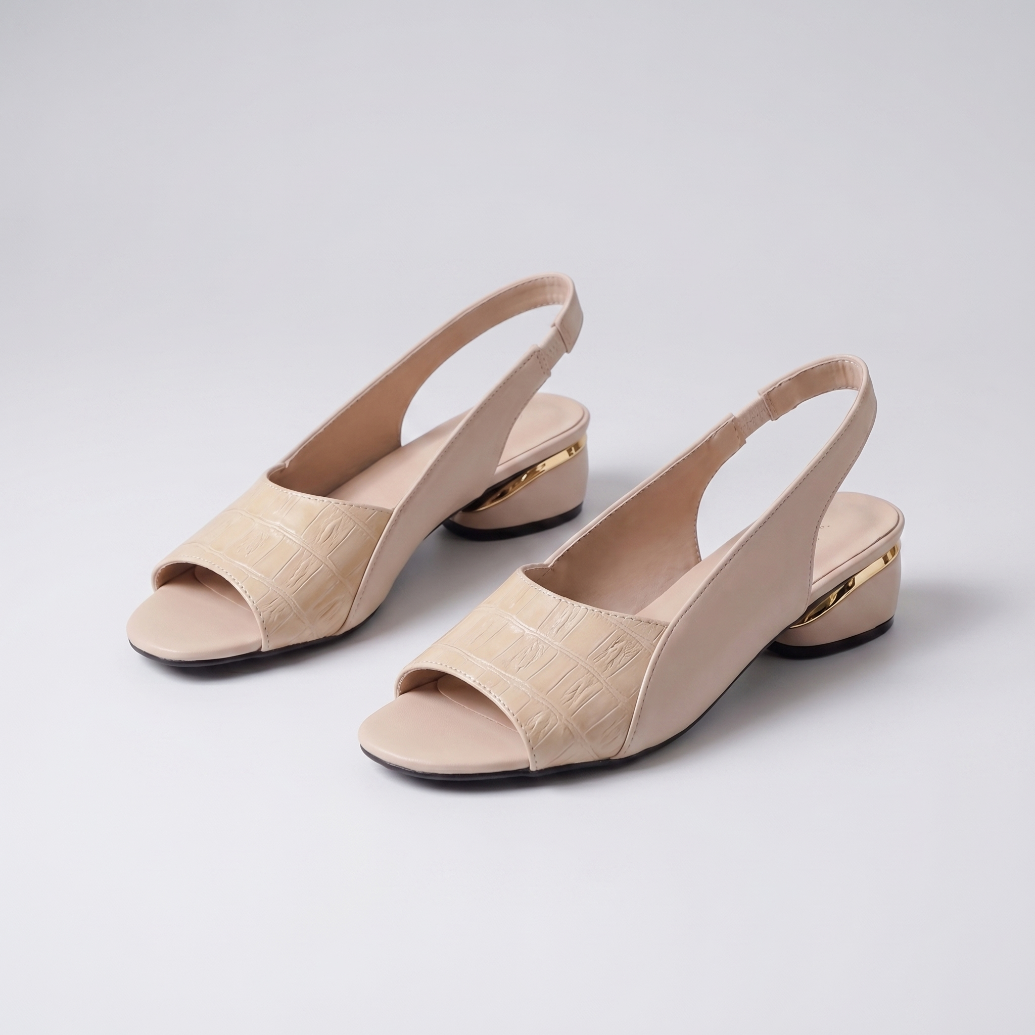 VellaStep™ | Women's Block Heel Slingback Sandals