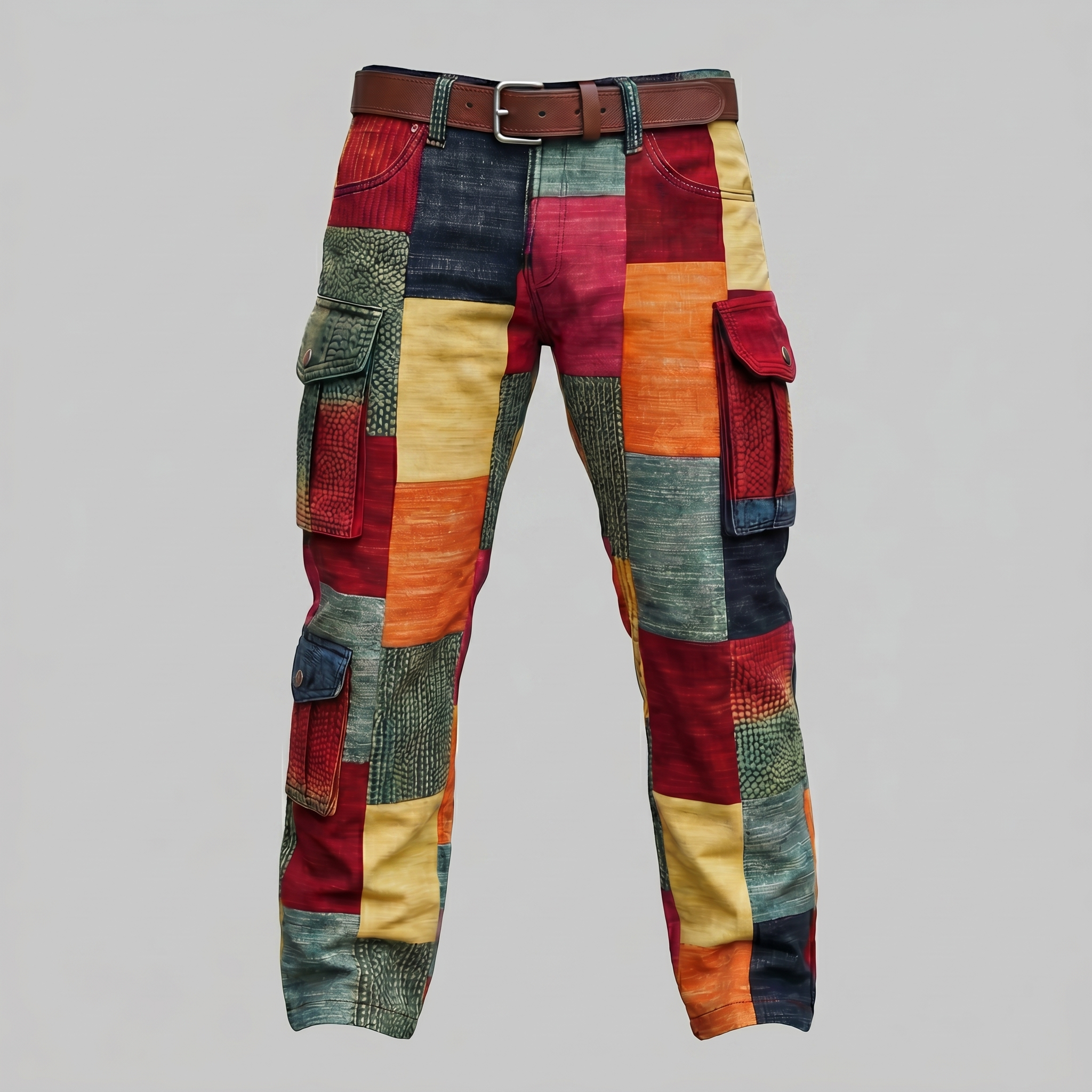 PatchStreet™ | Men's Patchwork Cargo Pants