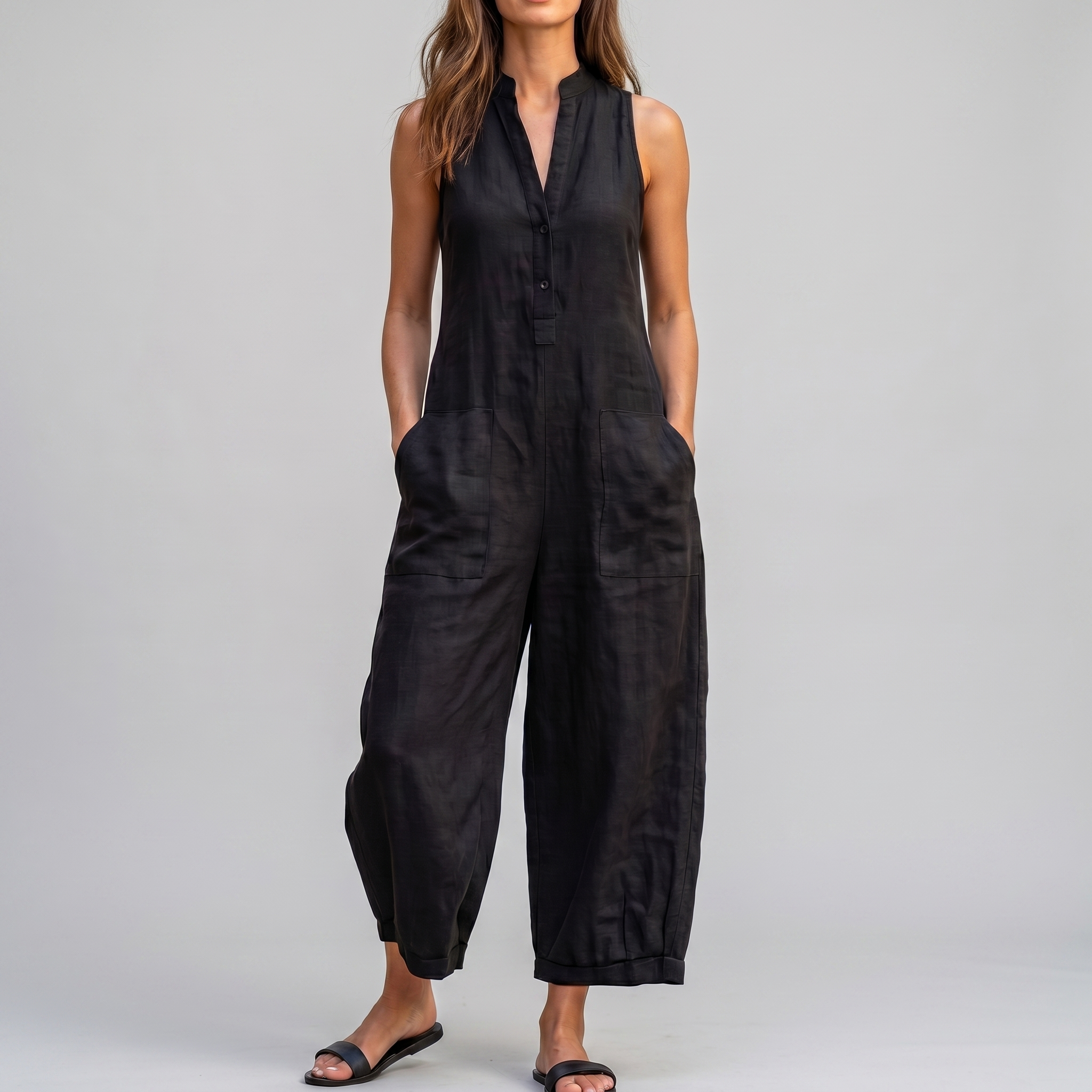 AirJump™ | Women's Sleeveless Wide-Leg Jumpsuit