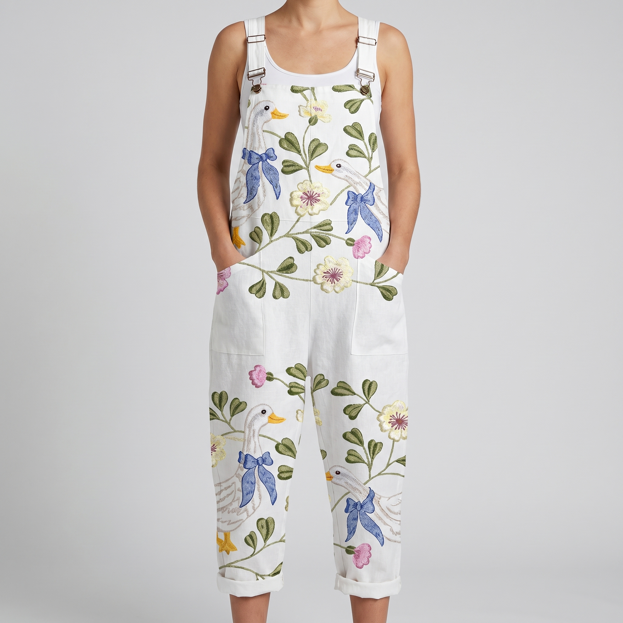 Darcy™ | Garden Goose Embroidered Jumpsuit
