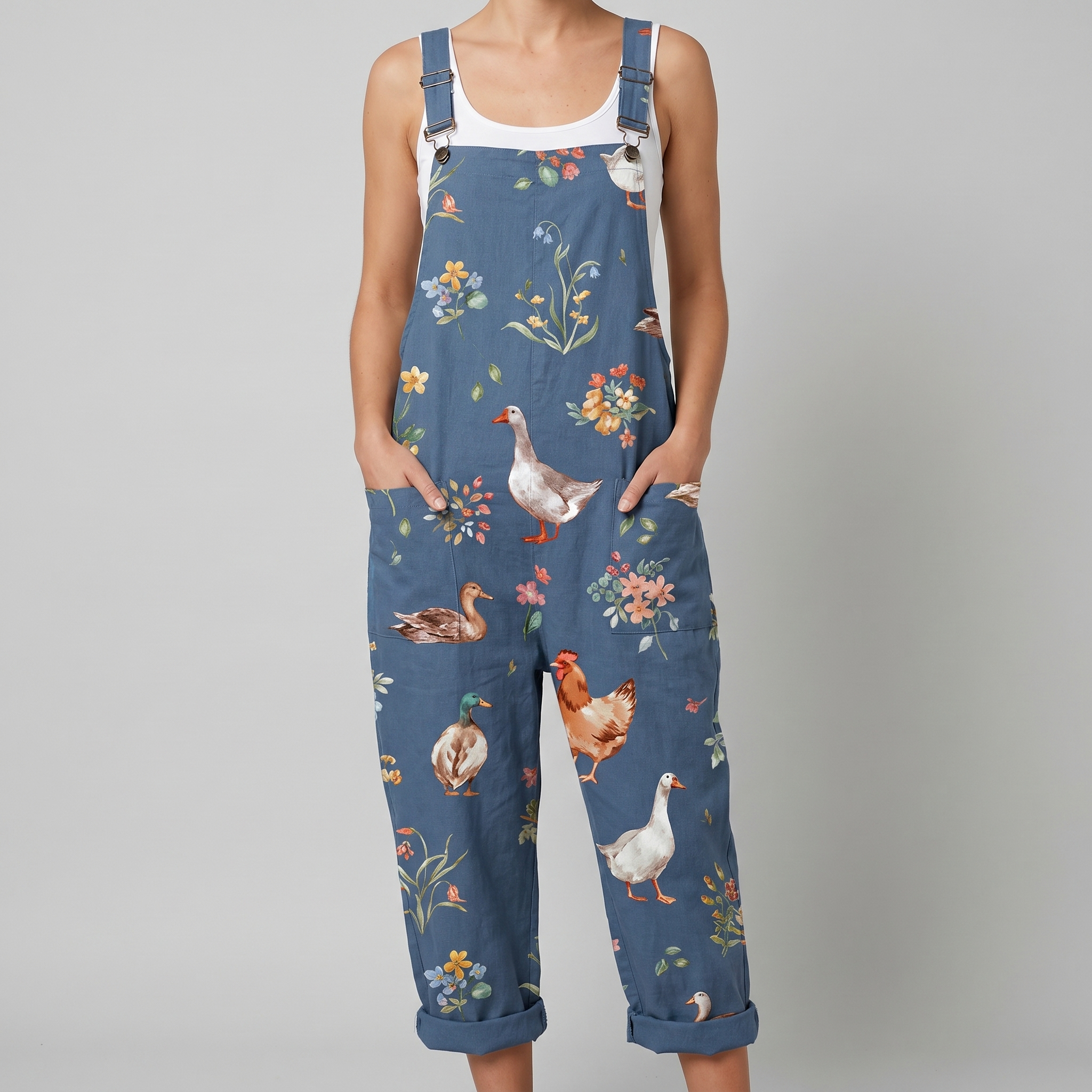 Puddle™ | Farmyard Friends Jumpsuit