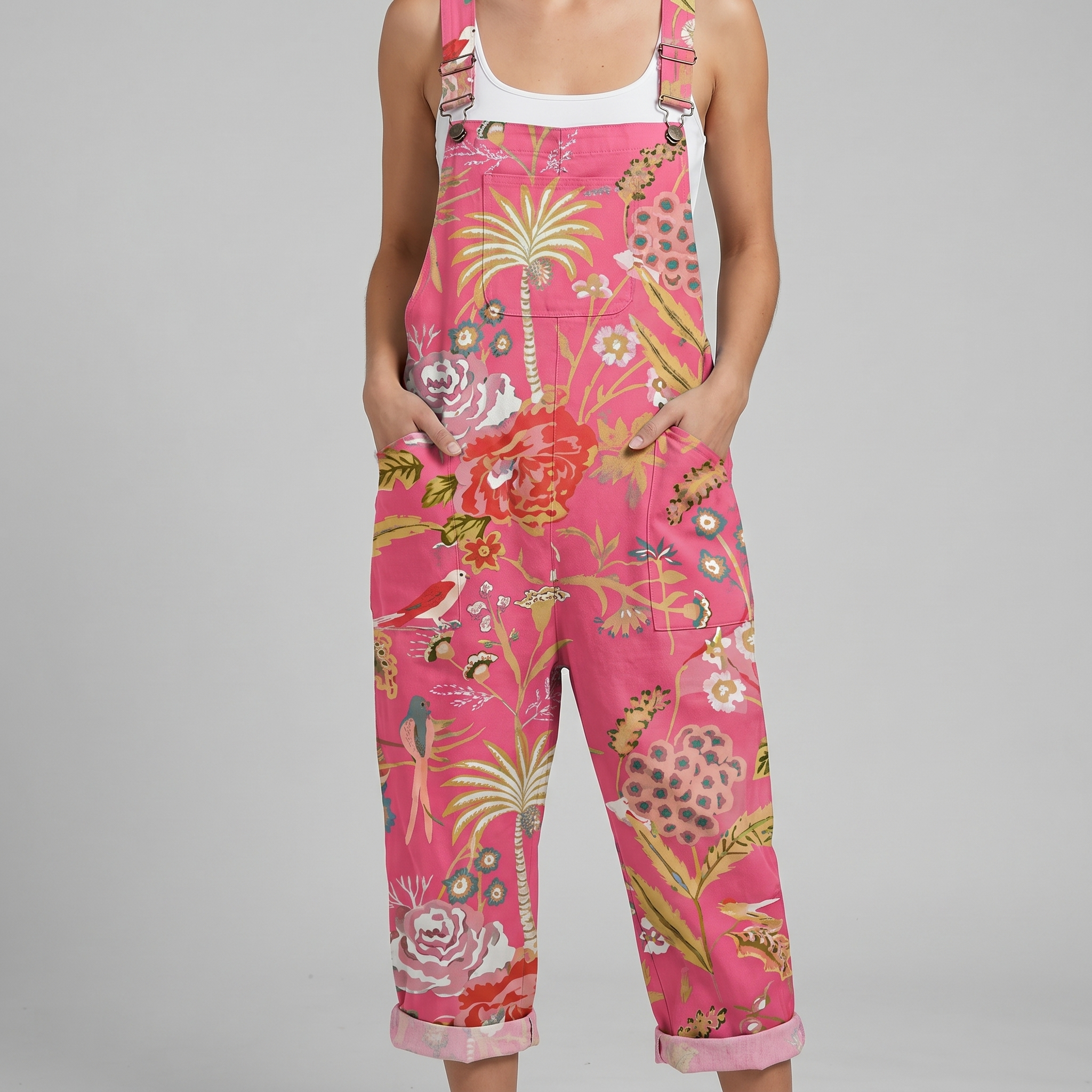 Tropica™ | Pink Jungle Jumpsuit