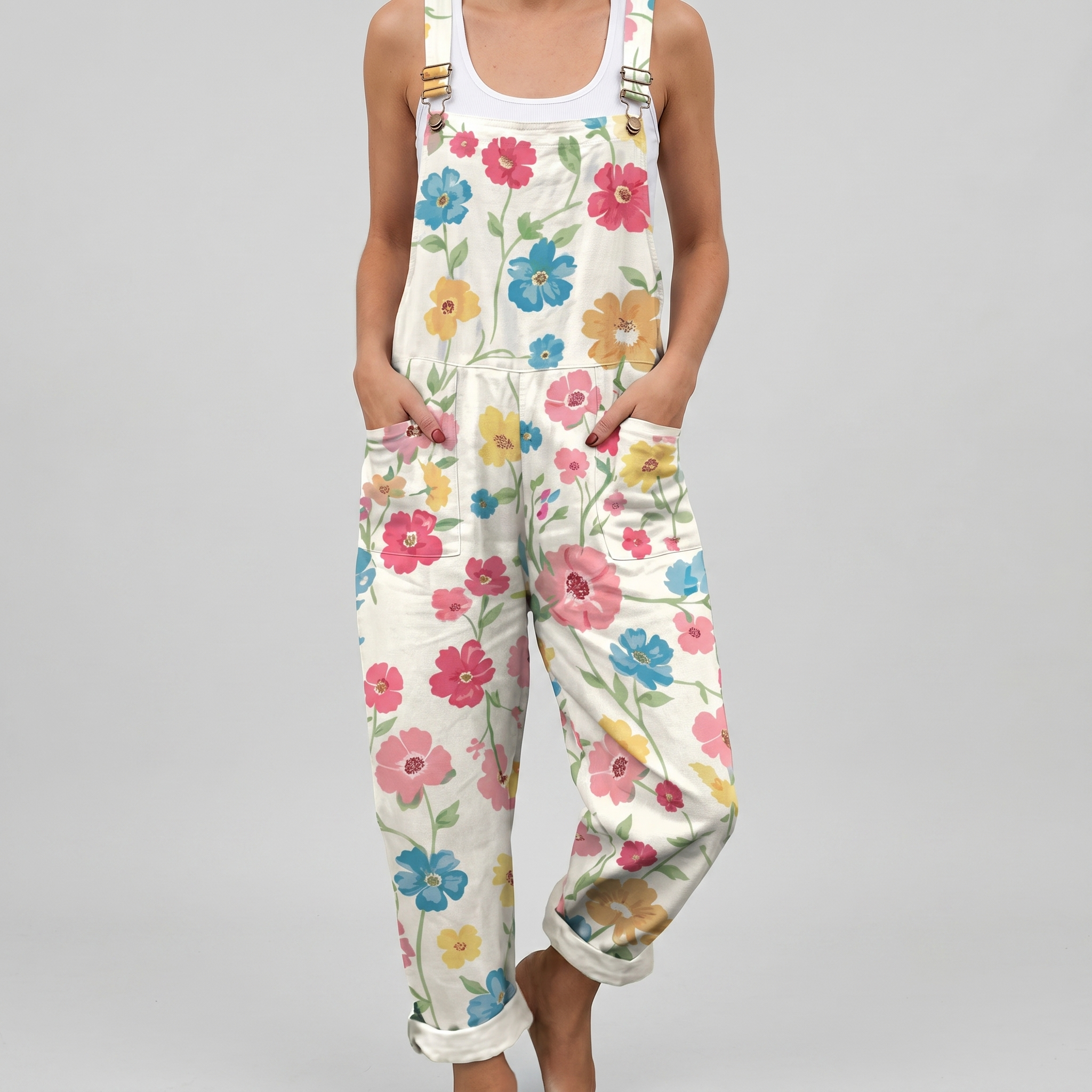 Petal™ | Pastel Daisy Jumpsuit