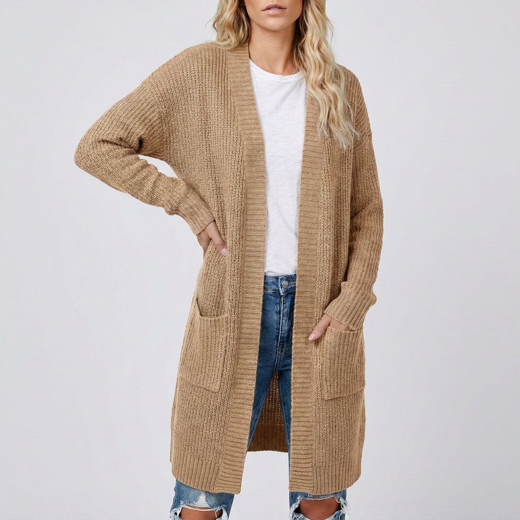Indra - Long Knitted Cardigan