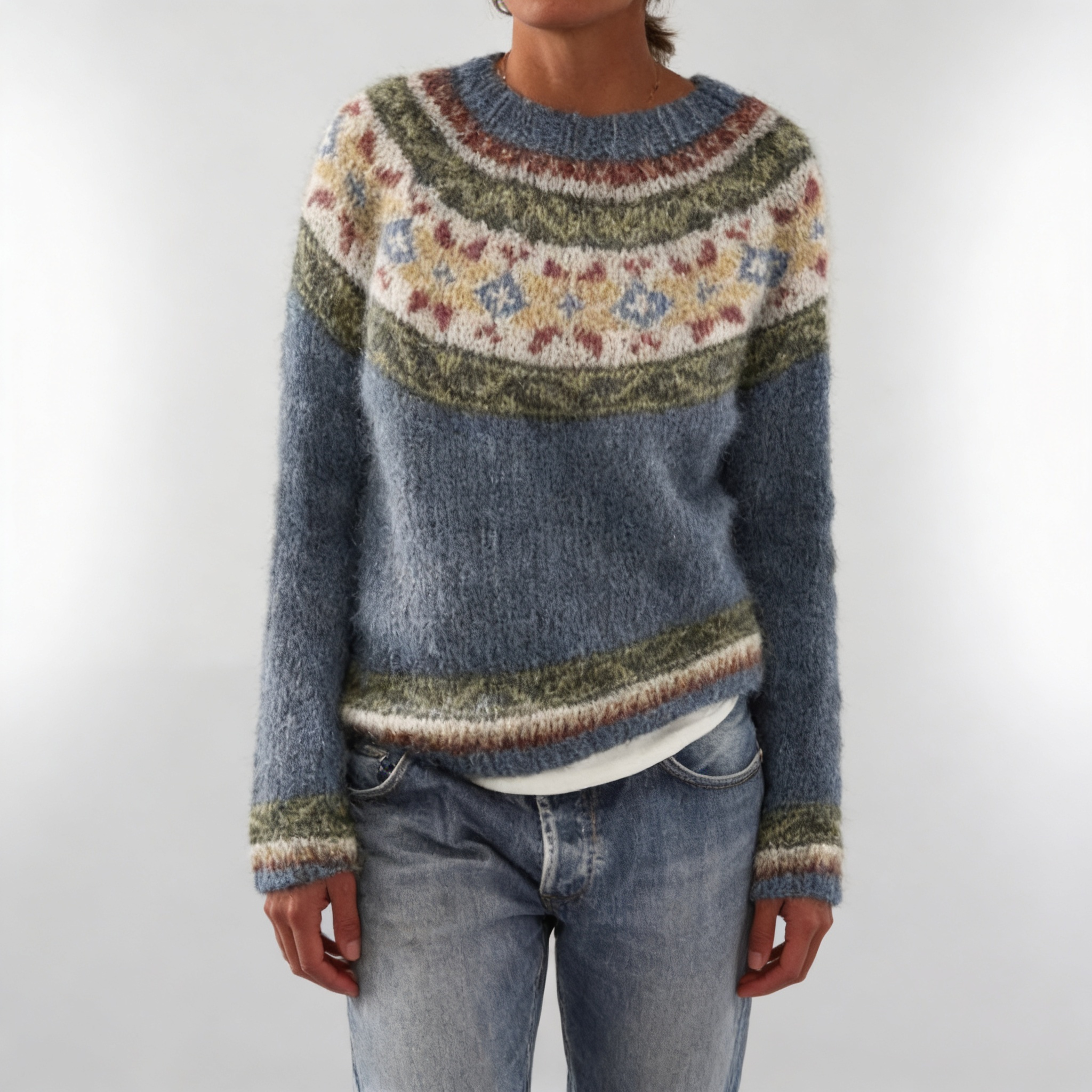 A Vintage Knit Sweater for Women