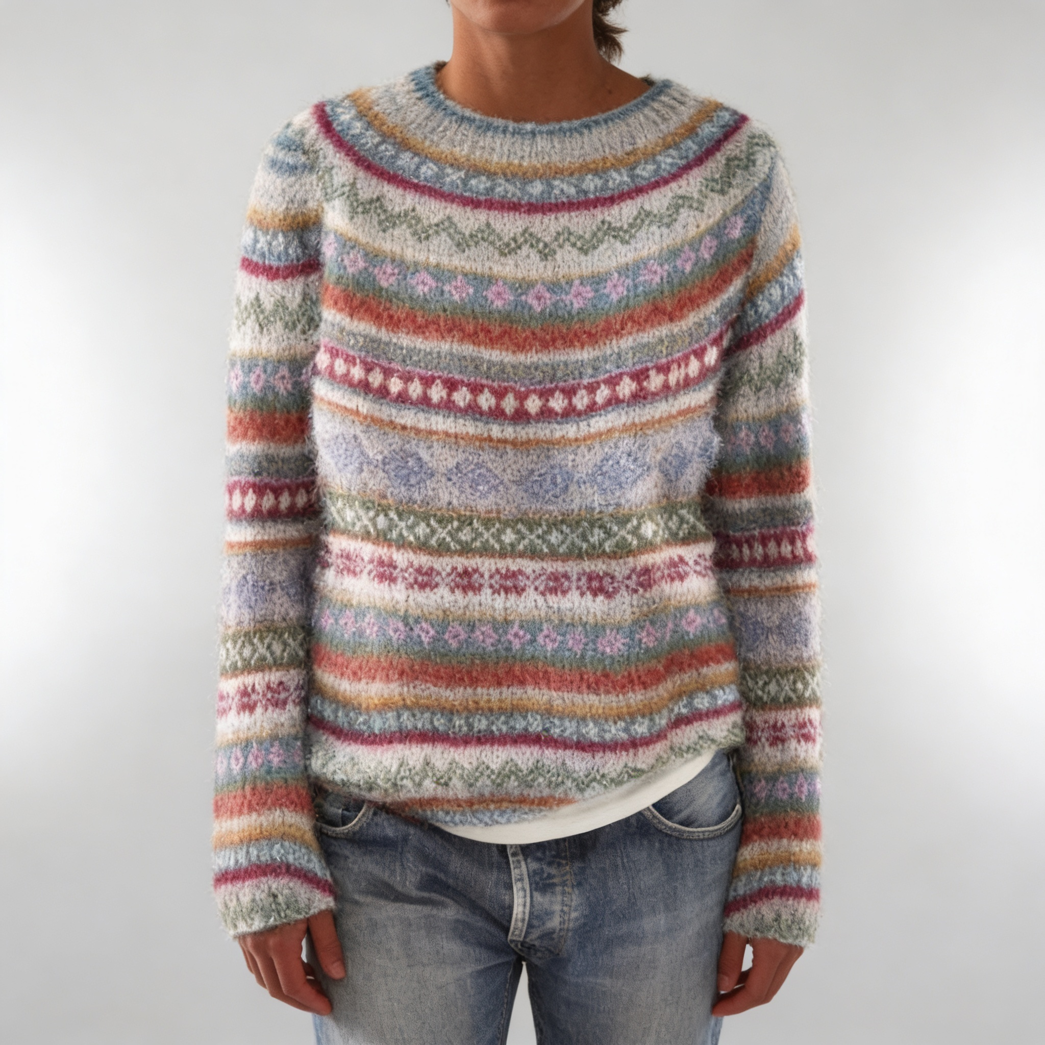 A Vintage Knit Sweater for Women