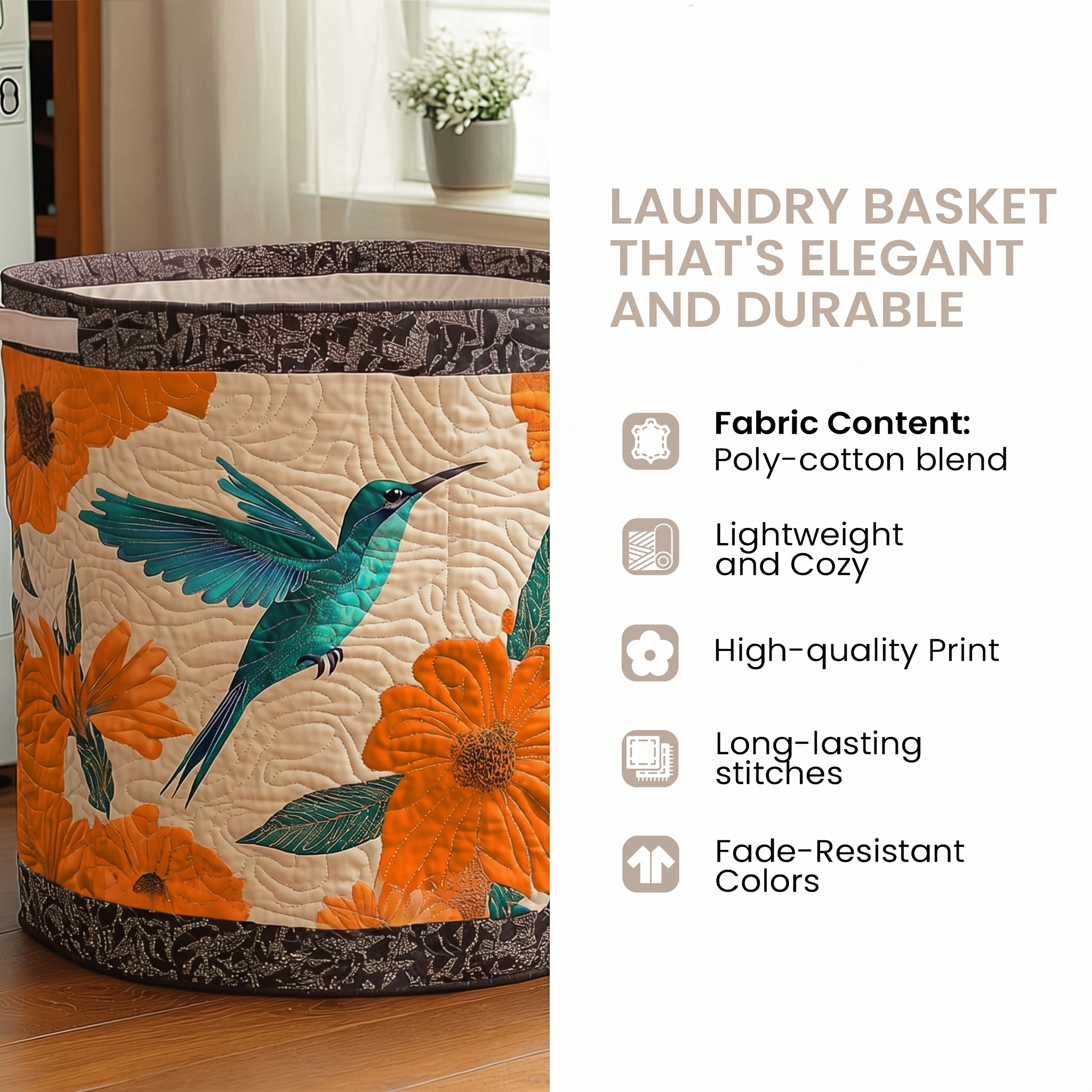 Mountain View | Handcrafted Laundry Basket